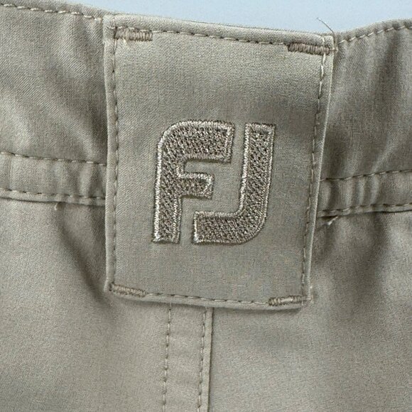 Footjoy Mens Khaki Golf Shorts W33 Polyester/Spandex Blend Comfortable Fit - Picture 3 of 7
